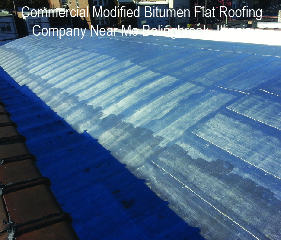 Commercial Modified Bitumen Flat Roof in bolingbrook IL