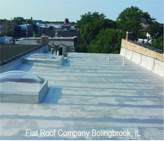 Residential Flat Roof completed for Bolingbrook Apartment Complex